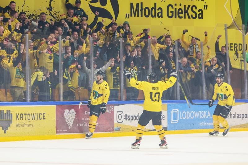 Ice Hockey. Polska Hokej Liga. GKS Katowice - GKS Tychy. 30.03.2023