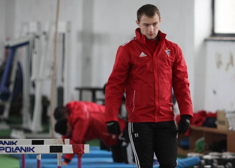 Football. Gornik Zabrze. Training. 05.07.2012
