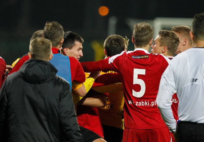 Football. I Liga. GKS Katowice - Dolcan Zabki. 25.10.2014