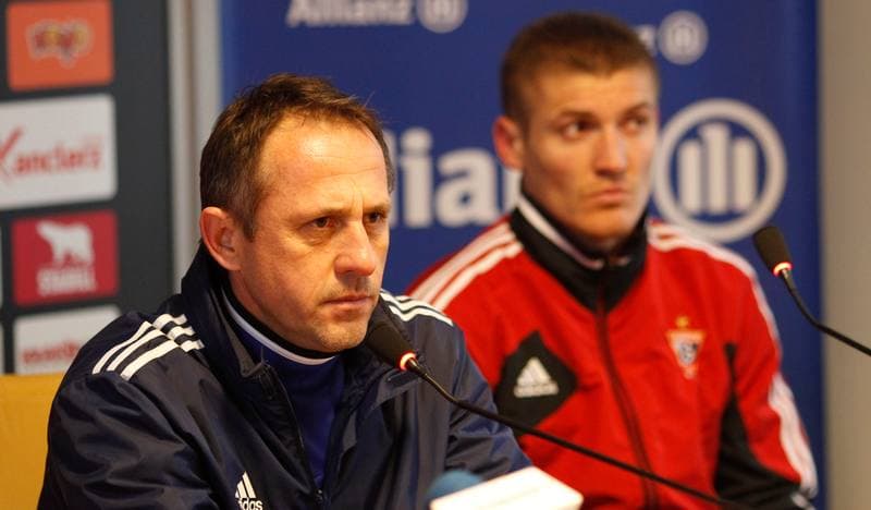 Football. Gornik Zabrze. Press Conference. 11.03.2015