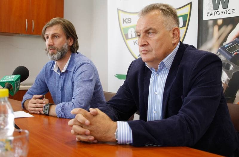 Football. Rozwoj Katowice. Press Conference. 26.06.2015