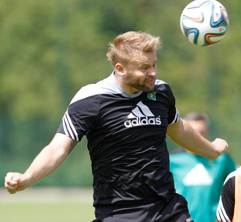 Football. GKS Katowice. Training. 16.07.2015