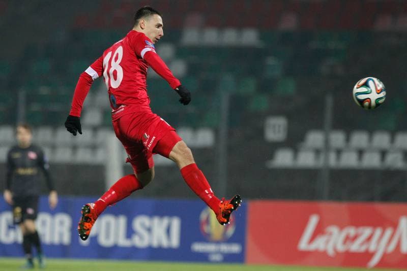 Football. Polish Cup. Zaglebie Sosnowiec - Cracovia Krakow. 27.10.2015