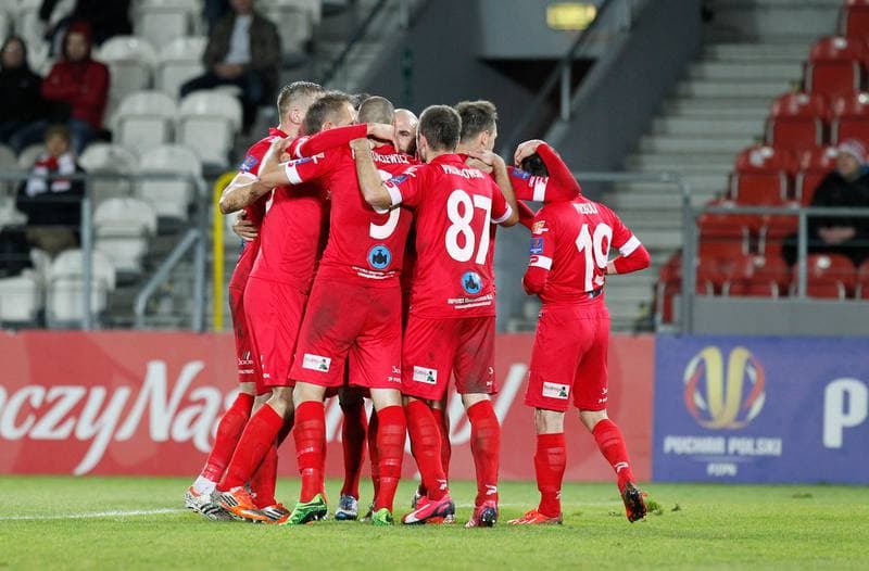 Football. Polish Cup. Cracovia Krakow - Zaglebie Sosnowiec. 19.11.2015