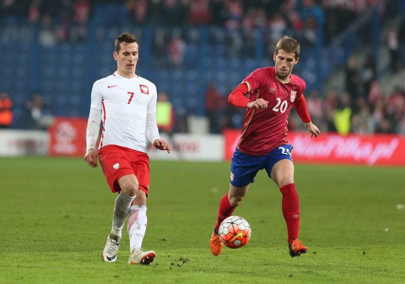 Football. International Friendly. Poland - Serbia. 23.03.2016