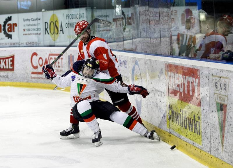 Ice Hockey. Polish Hockey League. GKS Tychy - Comarch Cracovia. 24.03.2016