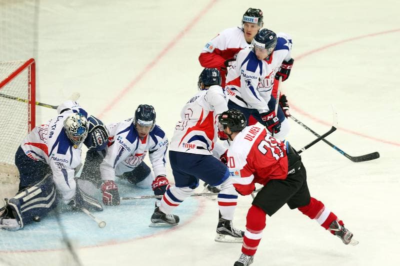 Ice Hockey. World Championship Division 1A. Korea - Austria. 23.04.2016