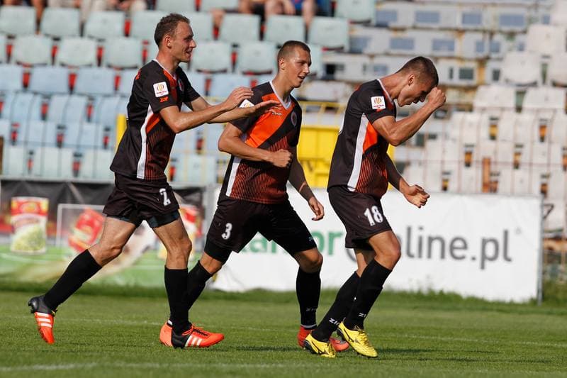 Football. Polish Cup. Rakow Czestochowa - Chrobry Glogow. 23.07.2016