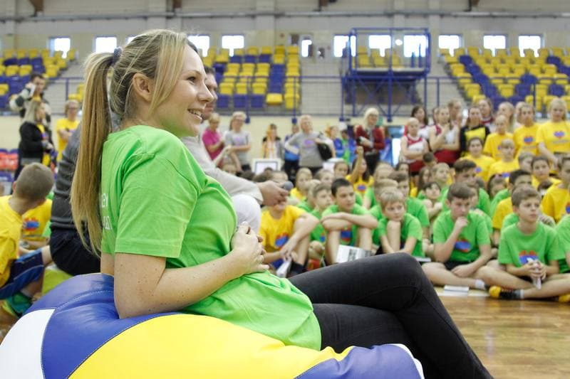 Volleyball. European Championship. Promotional Action. 05.12.2016