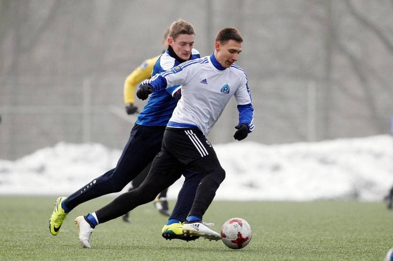 Football. Sparing. Ruch Chorzow - Odra Opole. 21.01.2017