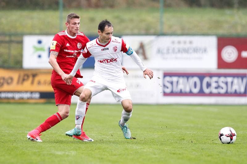 Football. Fortuna Narodni Liga. Fotbal Trinec - FK Pardubice. 21.10.2017