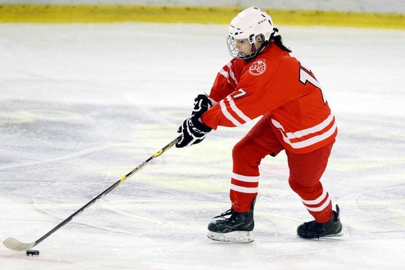 Ice Hockey. Women's U18 Olympic Hopes Tournament. Poland - Hungary. 17.12.2017