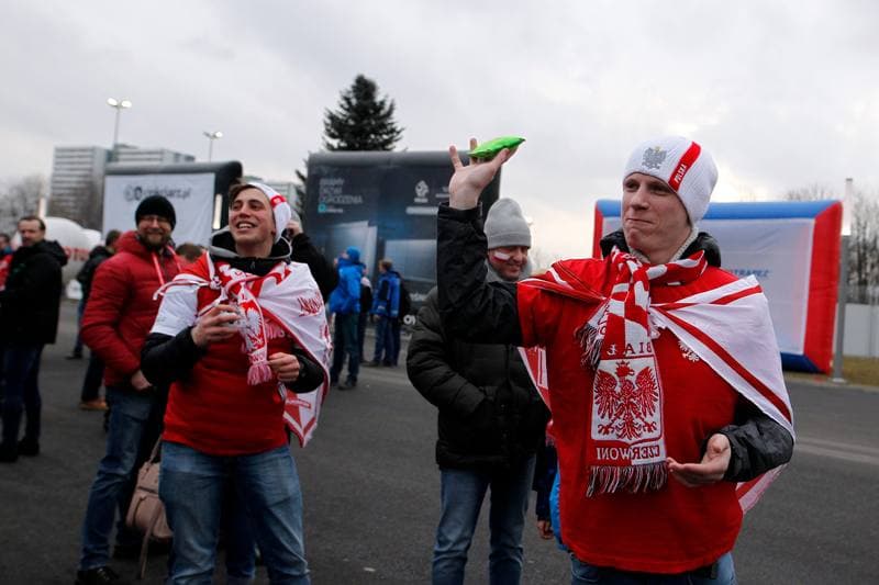 Football. International Friendly. Poland - South Korea. 27.03.2018
