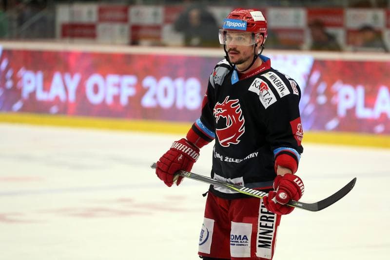Ice Hockey. TipSport Extraliga. Ocelari Trinec - Mountfield Hradec Kralove. 03.04.2018