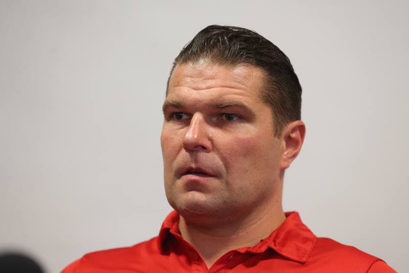Ice Hockey. Poland national team. Press Conference. 21.08.2018