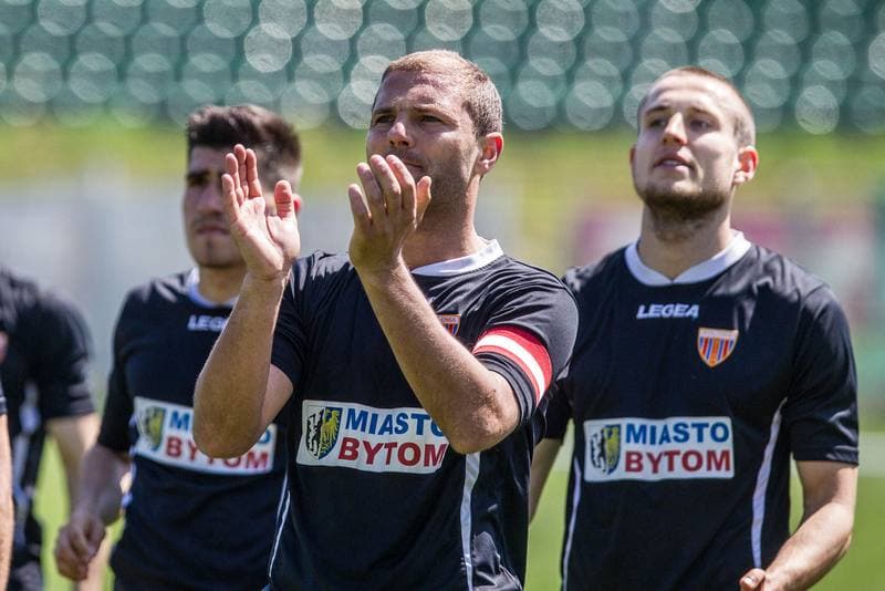 Football. Haiz IV Liga. Polonia Bytom - MKS Myszkow. 01.05.2019