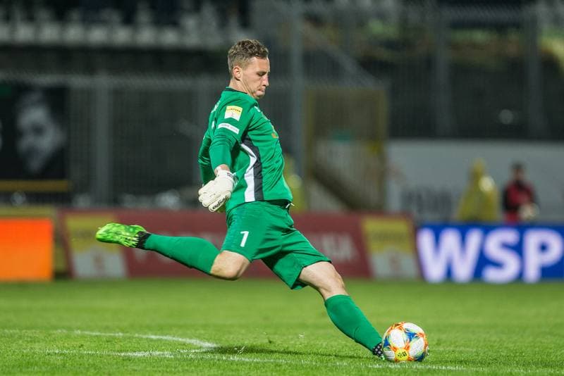 Football. Fortuna I Liga. GKS 1962 Jastrzebie - LKS Lodz. 04.05.2019