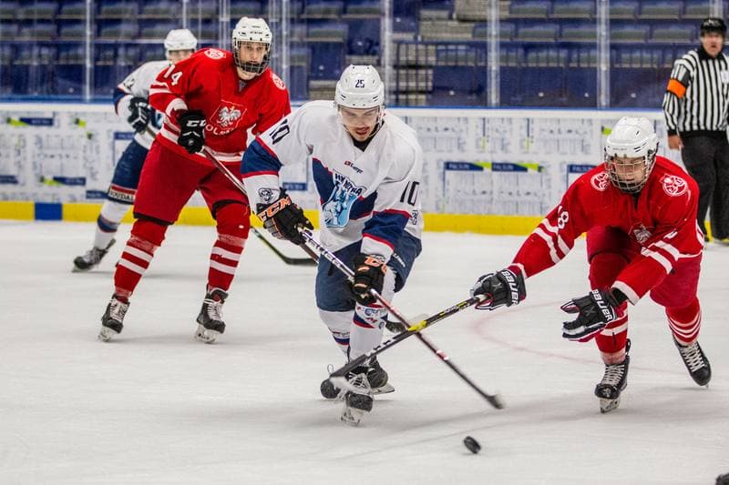Ice Hockey. Friendly Match. Poland U20 - HK Nitra. 16.08.2019