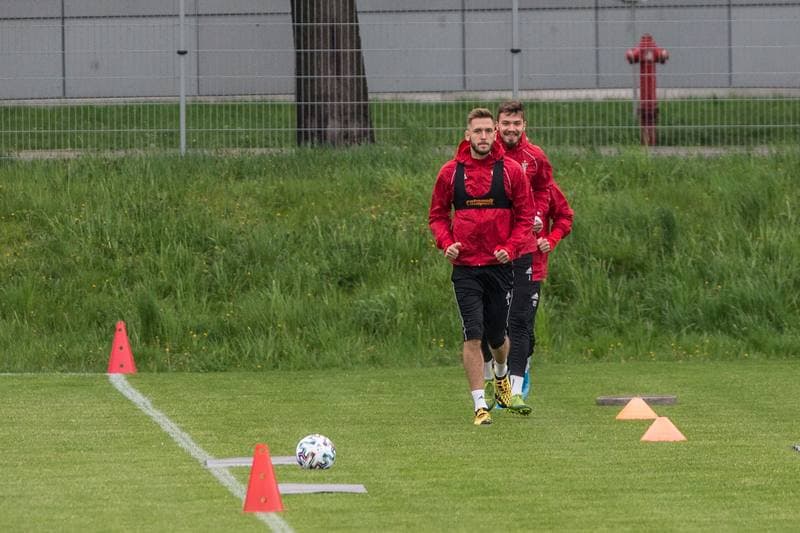 Football. Gornik Zabrze. Training. 06.05.2020