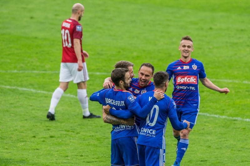Football. PKO BP Ekstraklasa. Piast Gliwice - Wisla Krakow. 30.05.2020