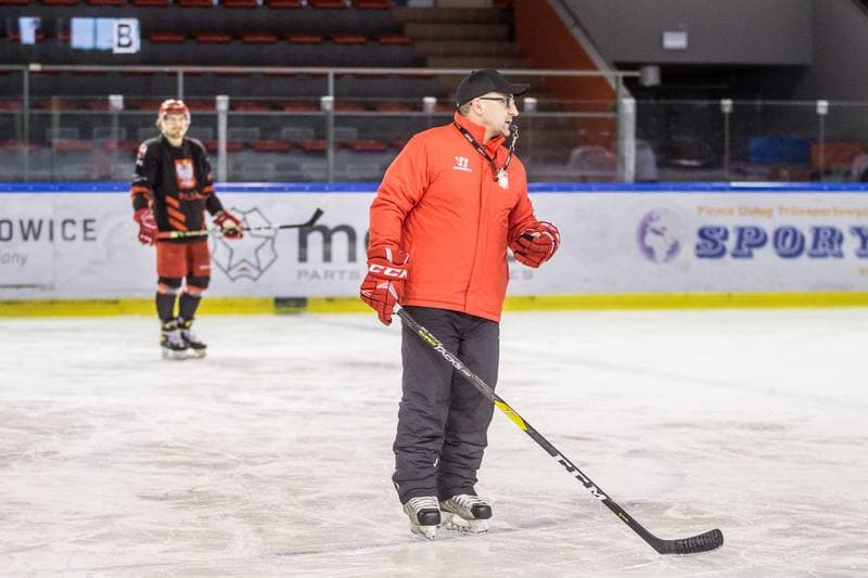 Ice Hockey. Poland national team. Training. 15.04.2021