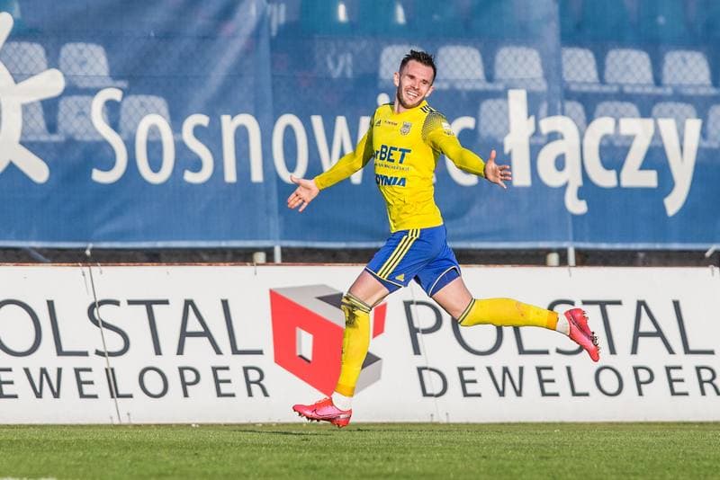 Football. Fortuna I Liga. Zaglebie Sosnowiec - Arka Gdynia. 28.04.2021