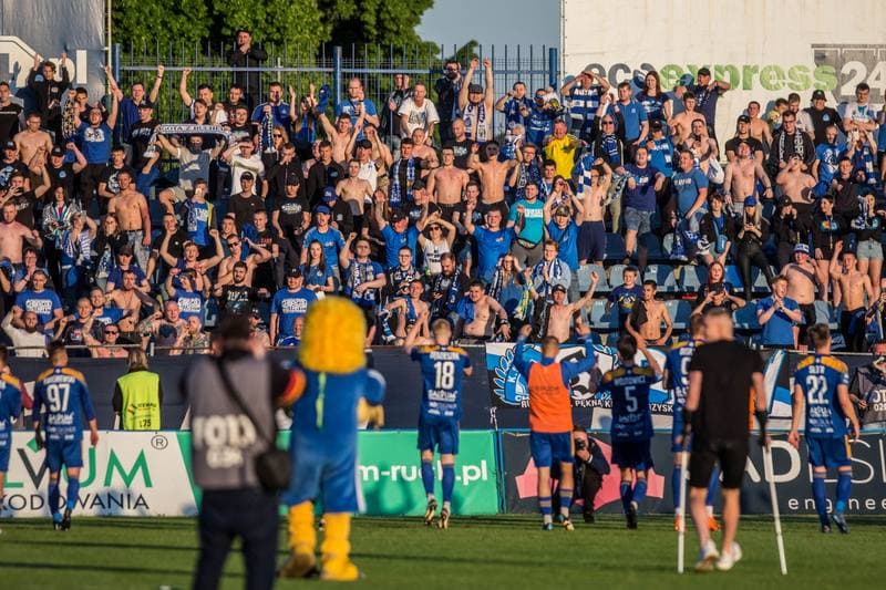 Football. III Liga. Ruch Chorzow - Miedz II Legnica. 02.06.2021