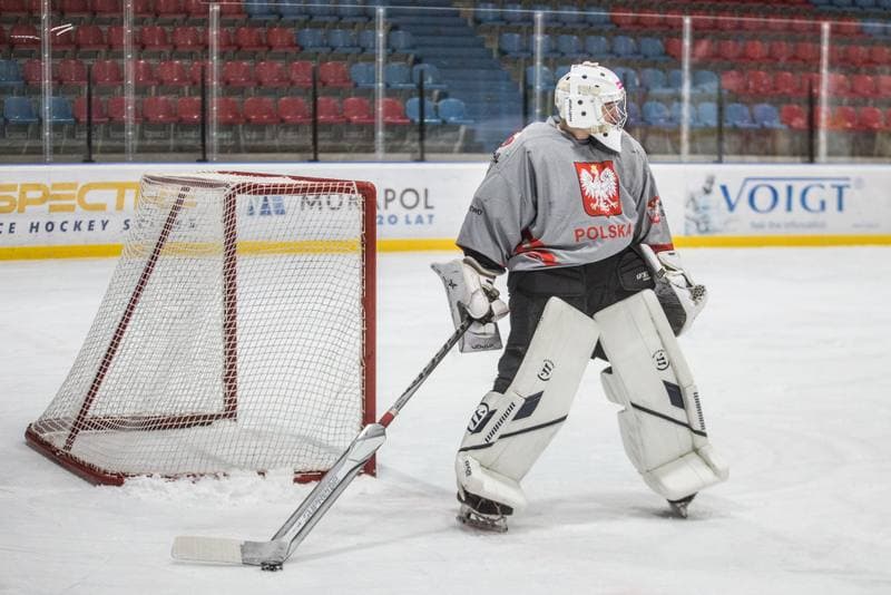 Ice Hockey. Poland national team. Training. 13.12.2021