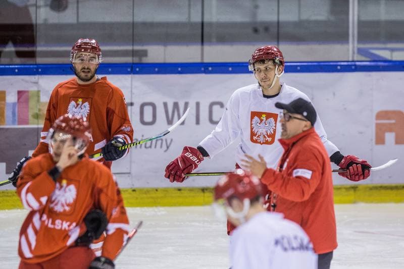 Ice Hockey. Poland national team. Training. 15.04.2021