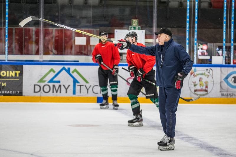 Ice Hockey. GKS Tychy. Training. 05.01.2022