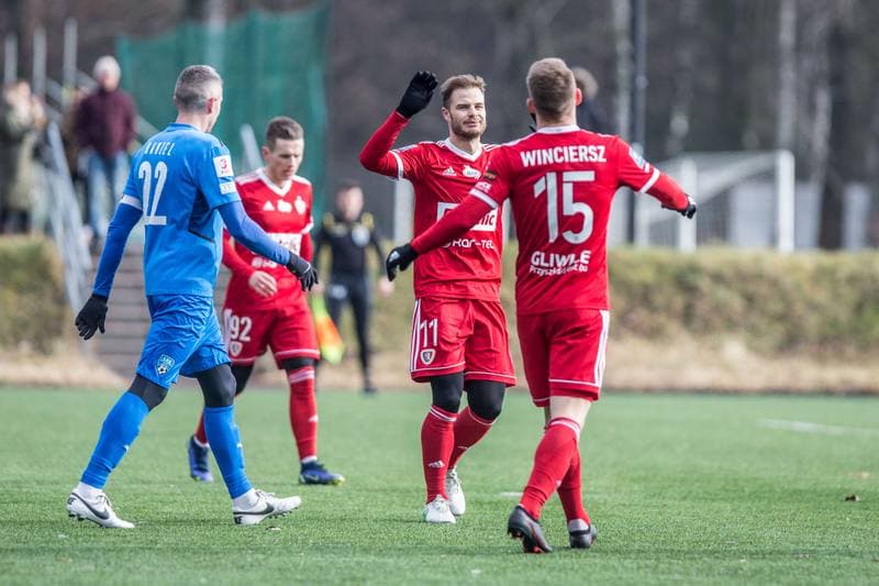 Football. Sparing. Piast Gliwice - LKS Goczalkowice Zdroj. 15.01.2022