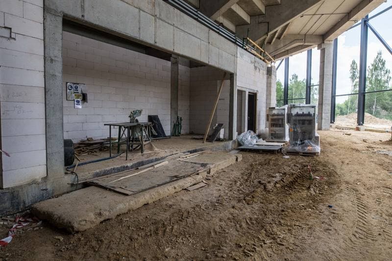 Football. Zaglebiowski Park Sportowy. Construction. 09.06.2021