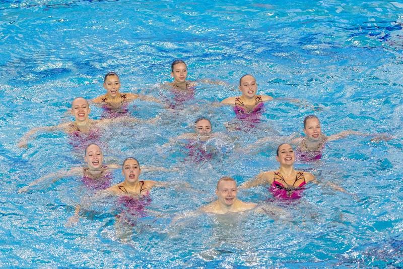 Artistic Swimming. European Games 2023. Team Free Routine Combination. 23.06.2023