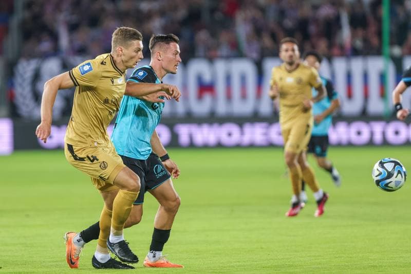 Football. PKO BP Ekstraklasa. Gornik Zabrze - Widzew Lodz. 18.08.2023
