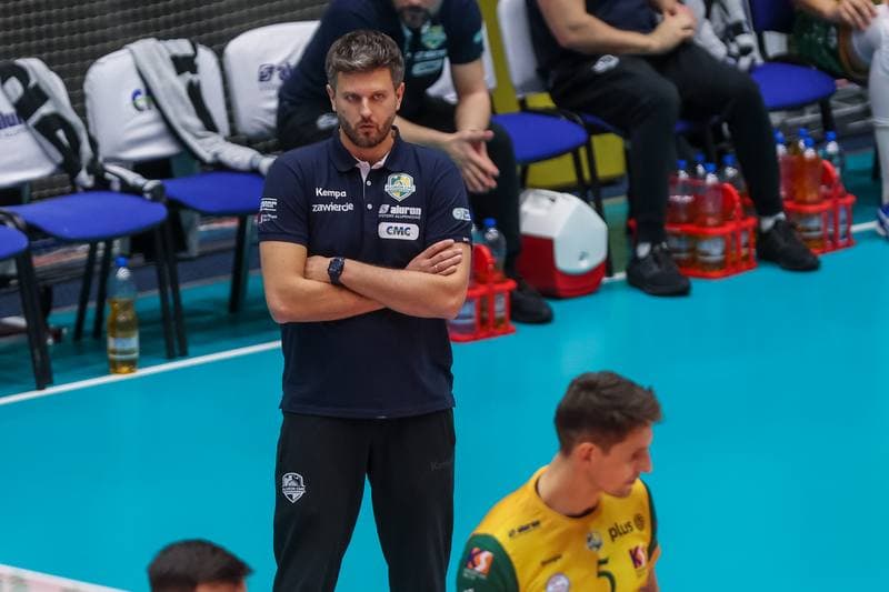 Volleyball. PlusLiga. Aluron CMC Warta Zawiercie - GKS Katowice. 05.11.2023