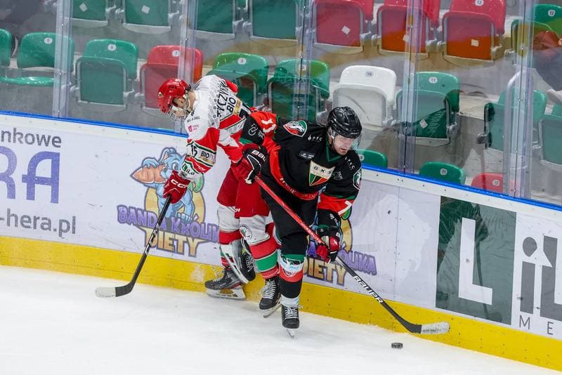 Ice Hockey. Tauron Hokej Liga. Zaglebie Sosnowiec - GKS Tychy. 06.10.2023