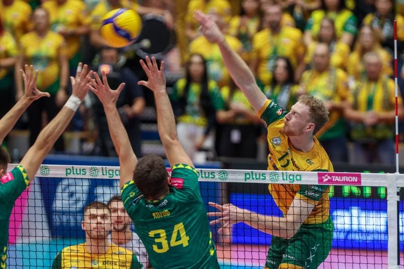 Volleyball. PlusLiga. Aluron CMC Warta Zawiercie - GKS Katowice. 05.11.2023