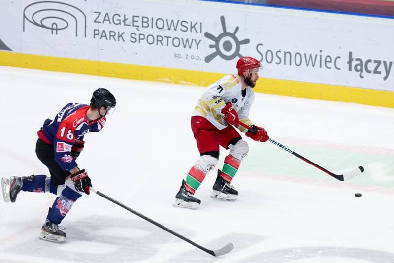 Ice Hockey. Tauron Hokej Liga. Zaglebie Sosnowiec - KH Energa Torun. 12.01.2024