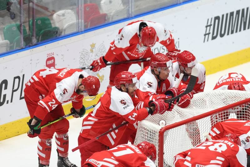 Ice Hockey. Olympic Qualification. Poland - Ukraine. 09.02.2024