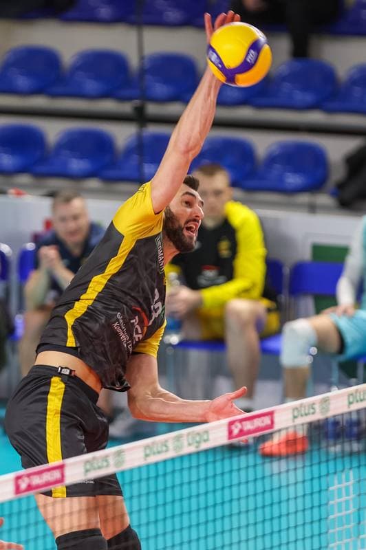 Volleyball. PlusLiga. GKS Katowice - PGE Giek Skra Belchatow. 09.12.2023