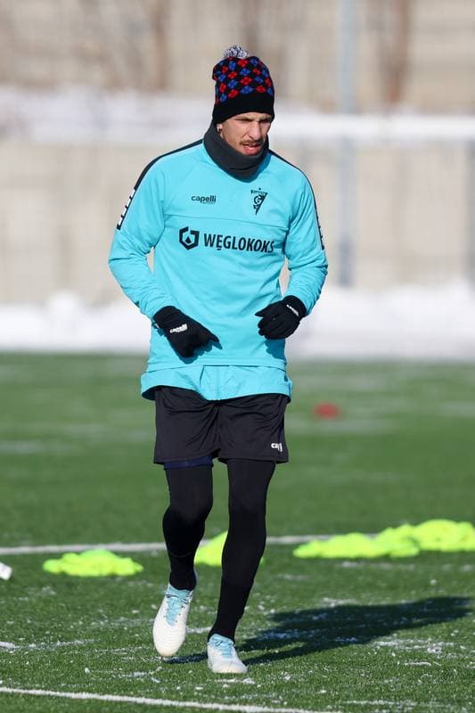 Football. Gornik Zabrze. Training. 10.01.2024