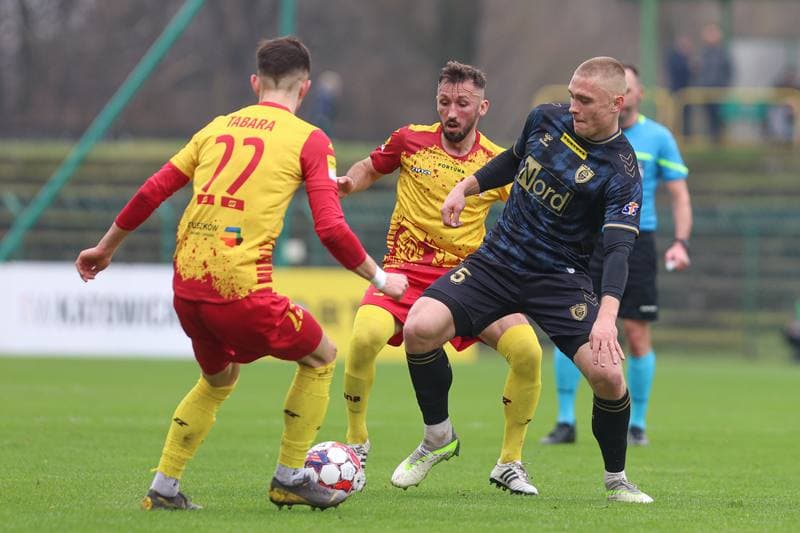 Football. Fortuna I Liga. GKS Katowice - Znicz Pruszkow. 02.03.2024