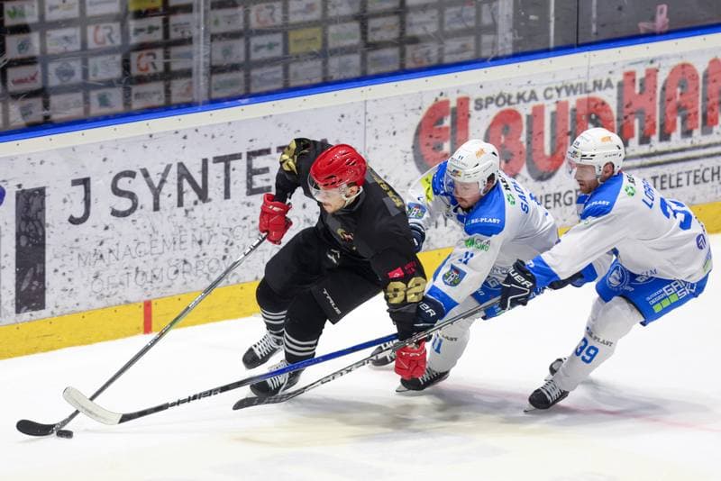 Ice Hockey. Tauron Hokej Liga. Re-Plast Unia Oswiecim - Comarch Cracovia. 14.03.2024
