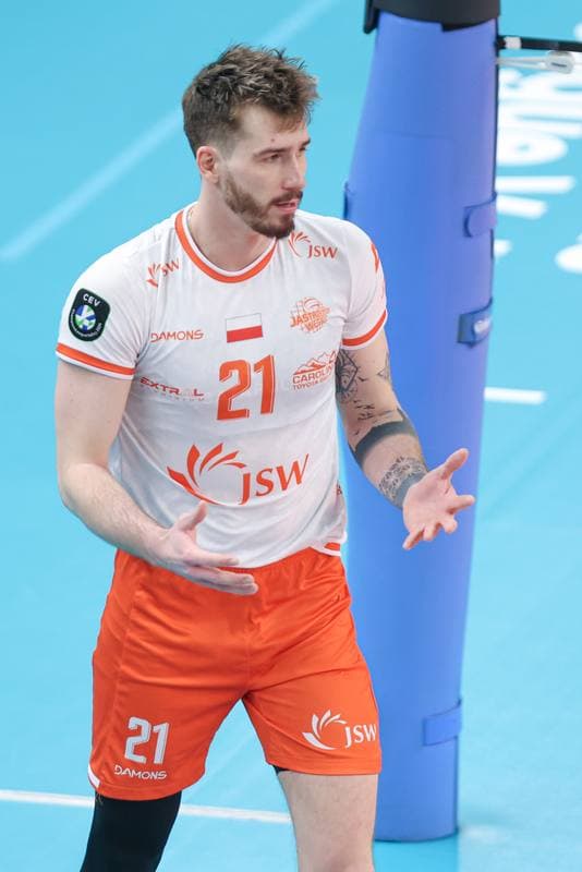 Volleyball. CEV Champions League. Jastrzebski Wegiel - Gas Sales Daiko Piacenza. 28.02.2024