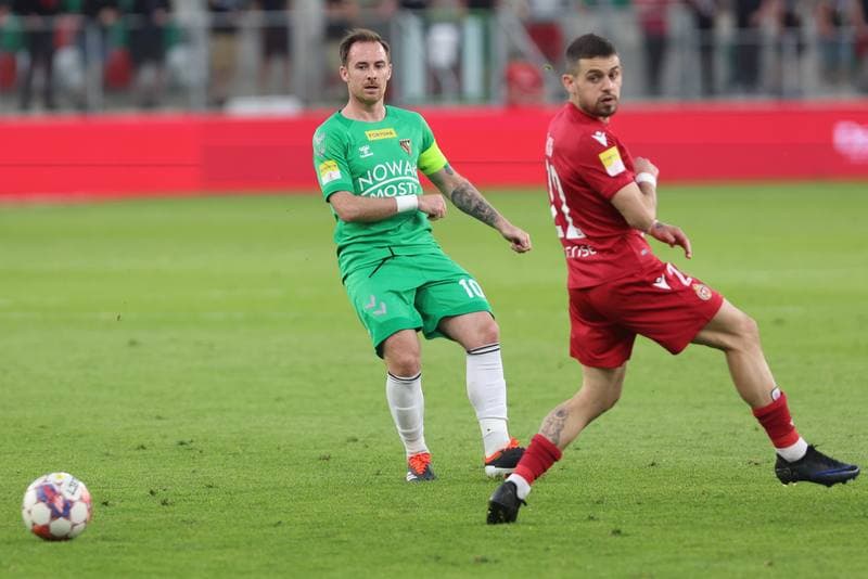 Football. Fortuna I Liga. Zaglebie Sosnowiec - Wisla Krakow. 06.05.2024