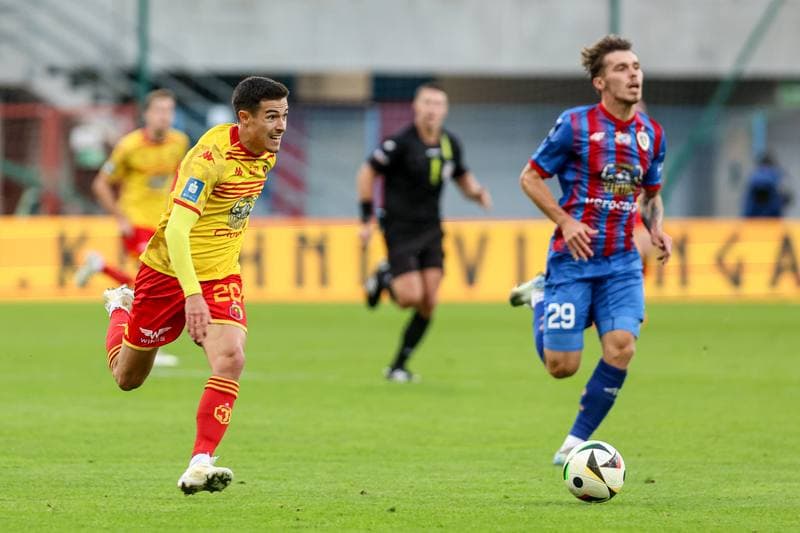 Football. PKO BP Ekstraklasa. Piast Gliwice - Jagiellonia Bialystok. 29.09.2024