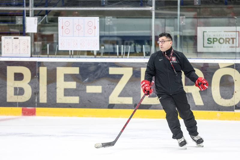 Ice Hockey. Poland national team. Training. 03.11.2024