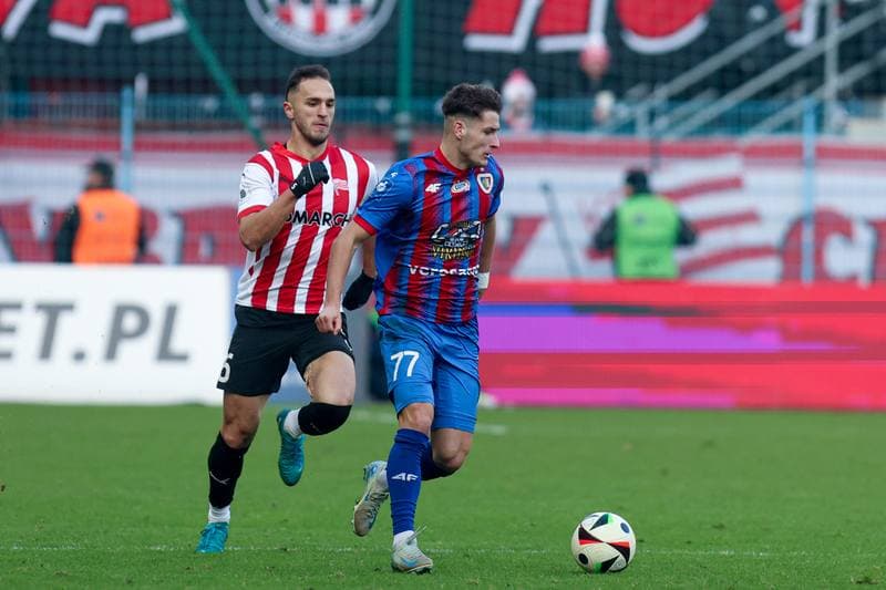 Football. PKO BP Ekstraklasa. Piast Gliwice - Cracovia Krakow. 08.12.2024