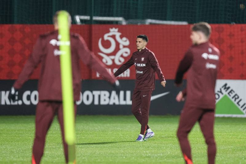 Football. Poland national team. Training. 06.10.2025