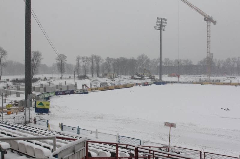 Football. Gornik Zabrze. Training. 15.02.2012